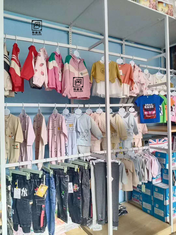 新款母婴服装展示货架